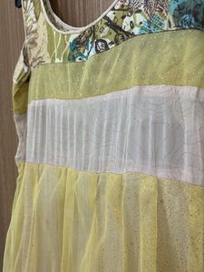Shimmer Mesh Boho Frock Kurta