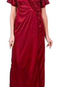 Red Maroon Colour Nighty