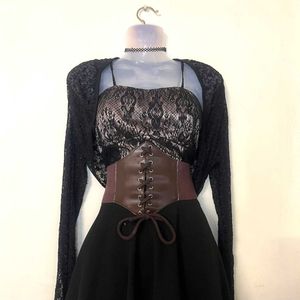 ⛧Gothic Lace Y2k Bolero Shrug
