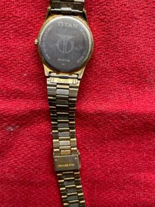 Men's Original Titan God Tone Watch