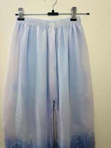 Viral Blue Chickenkari Kurta Set
