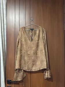 Brown Shimmer Top