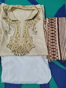 Elegant Embroidered Kurta Set