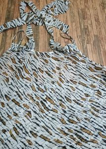 Cheetah Print Halter Neck Top