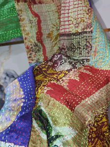 NEW Patchwork Kantha duppta /stole
