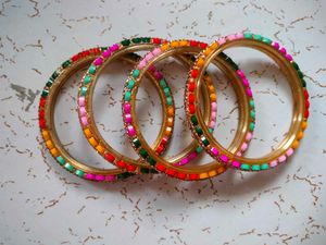 Combo - Gold Coloruful Bangles✨
