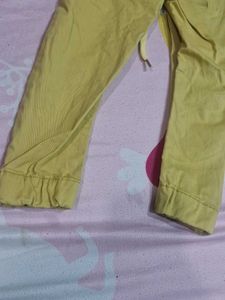 Kids&#39; Yellow Jogger Pants