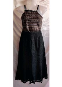 Black Knee Length Skirt
