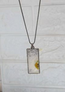 Daisy Resin Pendant Necklace