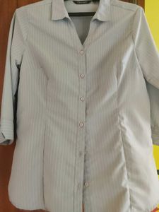 Striped Button-Down Shirt