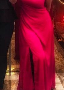 Gown with a Cowl Neck N Slit!