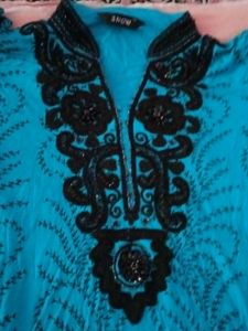 Blue With Black Pink Colour