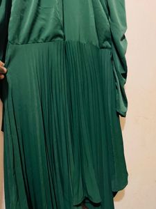 Emerald Green Asymmetrical Dress