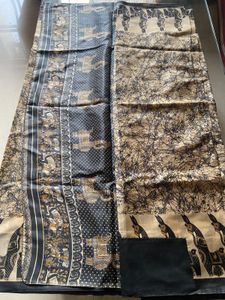 Unique Batik Print Saree (new)