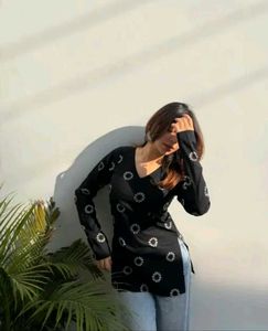 Floral Long Sleeve Tunic Top