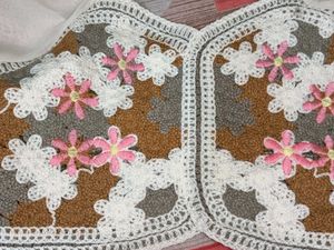Blouse Designed Crochet Crop Top