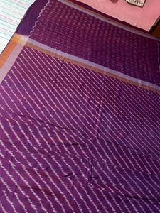 Purple Printed Classy Saree