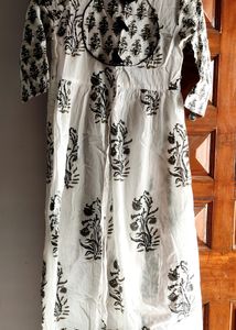 Pure Cotton White Kurta Set