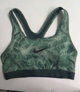 Nike Dri-Fit Green Racerback Sports Bra Women's