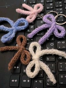 Crochet Initial Keychain