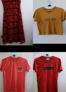 4 Combo @250 Tshirt For Women