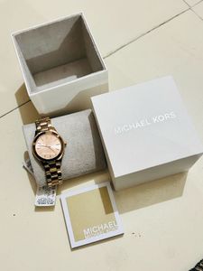 MK-Michael Kors Women Rose Gold-Toned Dial