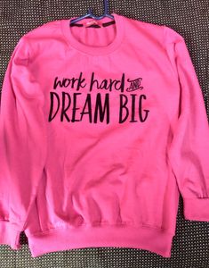 Pink Sweatshirt With Print ( L)