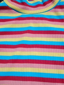 Mock Neck Textured Top