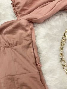 Elegant Puff Sleeve Dress