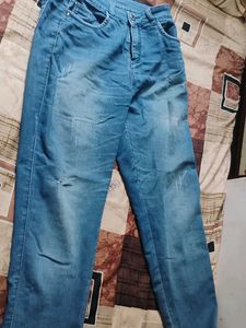 Vintage Wash Denim Jeans