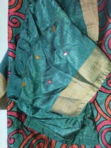 Radiant Harmony: Multicolour Elegance Saree
