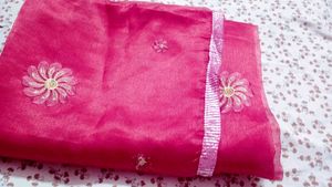 Elegant Pink Saree
