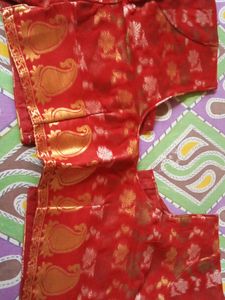 Red Designer Blouse