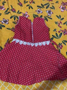 Cute Red Polka Dot Dress