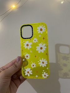 Neon Green Sunflower Case - iPhone 12 Mini