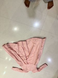 Elegant Pink Embroidered Outfit