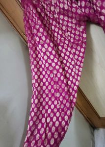 Magenta &amp; Gold Salwar Pants Never Used