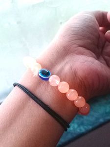 BEAUTIFUL PINK BRACELET WITH 🧿