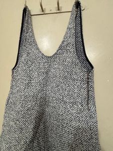 Patterned Sleeveless Dress