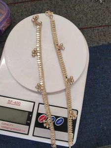 Vintage Silver Anklets 91.1%purity Of Gram
