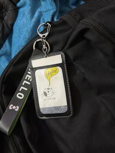 Hello Kitty Card Holder Keychain