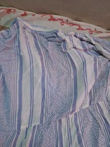 Striped Bohemian Style Dress