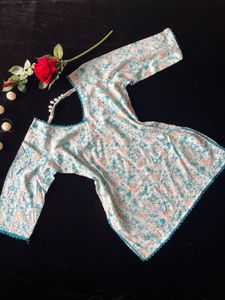 Floral Print Kurta