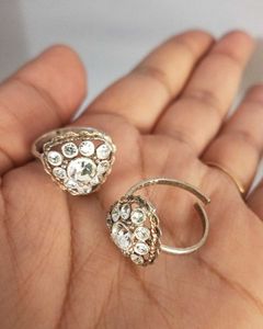 Pure Silver Toe Rings Pair