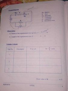 II PUC Physics Lab Handbook
