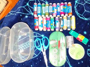 Sewing Kit with Threads & Accessories
