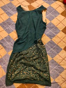 Emerald Green Lace Dress