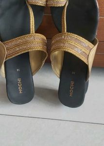 Mochi Embellished Thong Sandals - Size 38
