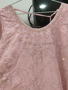Pink Embellished Kurti