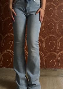 Flared Denim Jeans